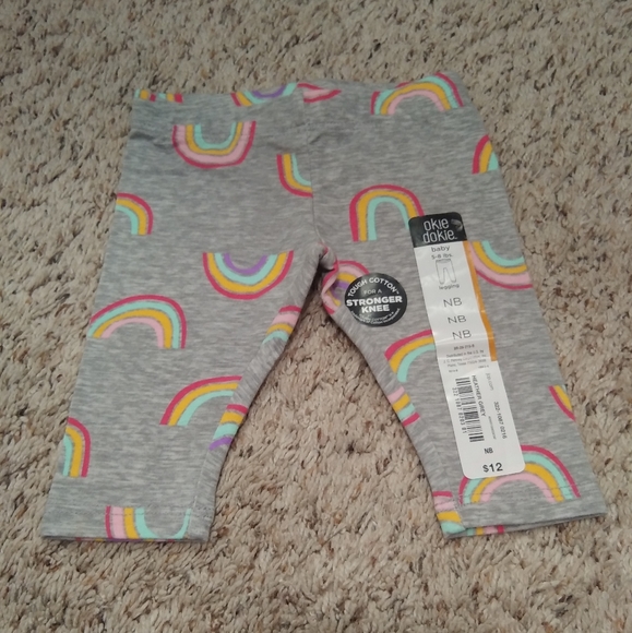 💜NWT Rainbow legging pant for newborn - Picture 1 of 3